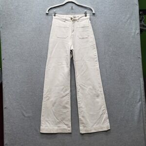 ROLLA'S Cream Flare & Wide Leg Jeans